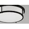 Maxim Rogue 3-Light 17" Wide Black Flush Mount Light 10270WTBK - alternate 3